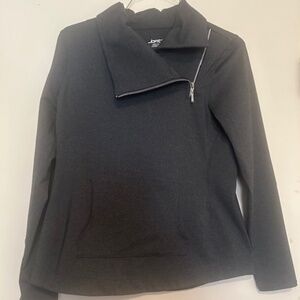 Jofit Asymmetric Zip Grey Golf Pullover Jumper Jacket